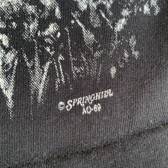 Rugged Tee’s Hunting Pioneers Scene with Bear Double-Sided Graphic T-Shirt Sz M - Picture 6 of 6